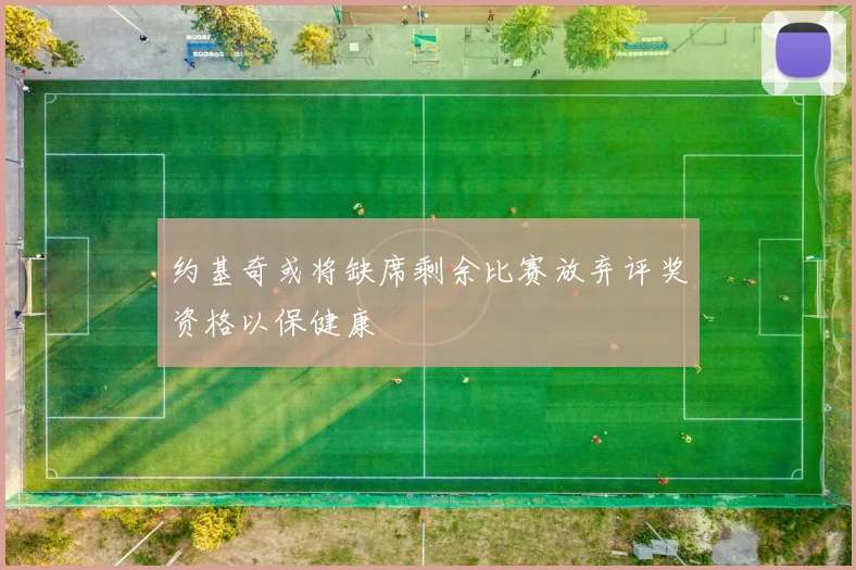 约基奇或将缺席剩余比赛放弃评奖资格以保健康